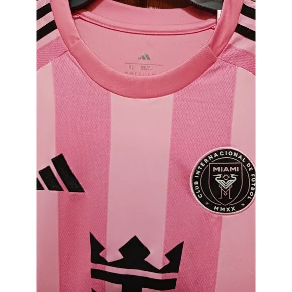 Lionel Messi (Adidas)-(Inter)-(Miami)-(Pink)-(Jersey)-(New)-(Size:XL)-$100.00 - Picture 9 of 11